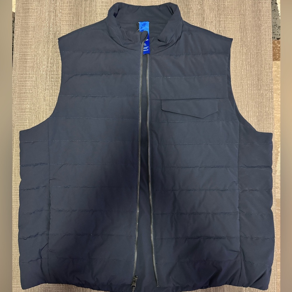 Brand New Kit and Ace Navy Quilted Vest